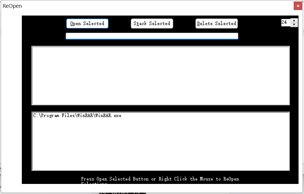 ReOpen screenshot
