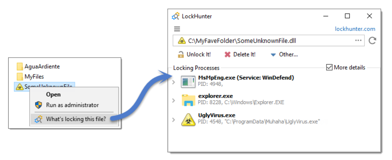 LockHunter screenshot