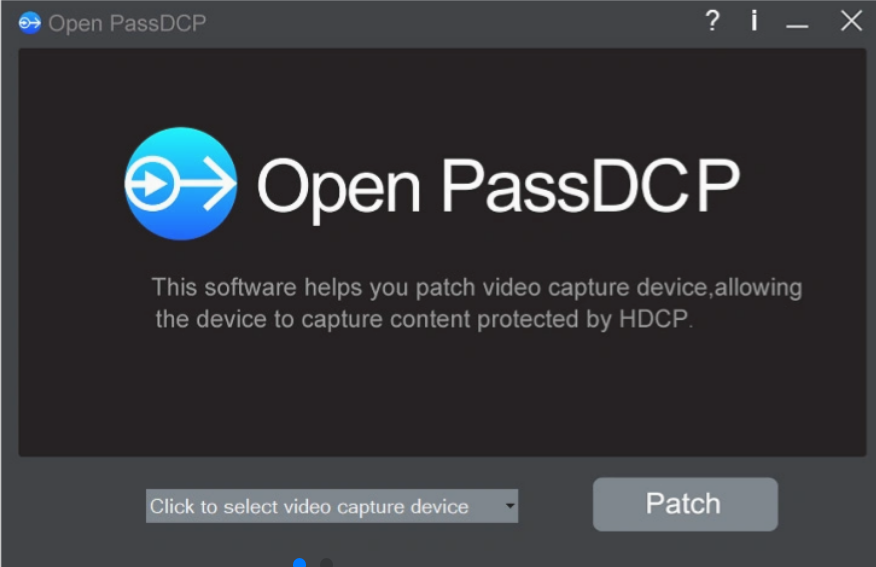 Open PassDCP screenshot