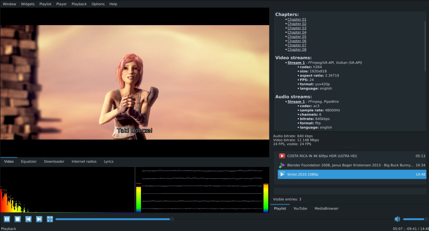 MediaFusion Player screenshot