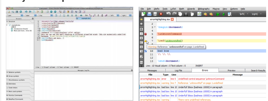 TeXstudio screenshot