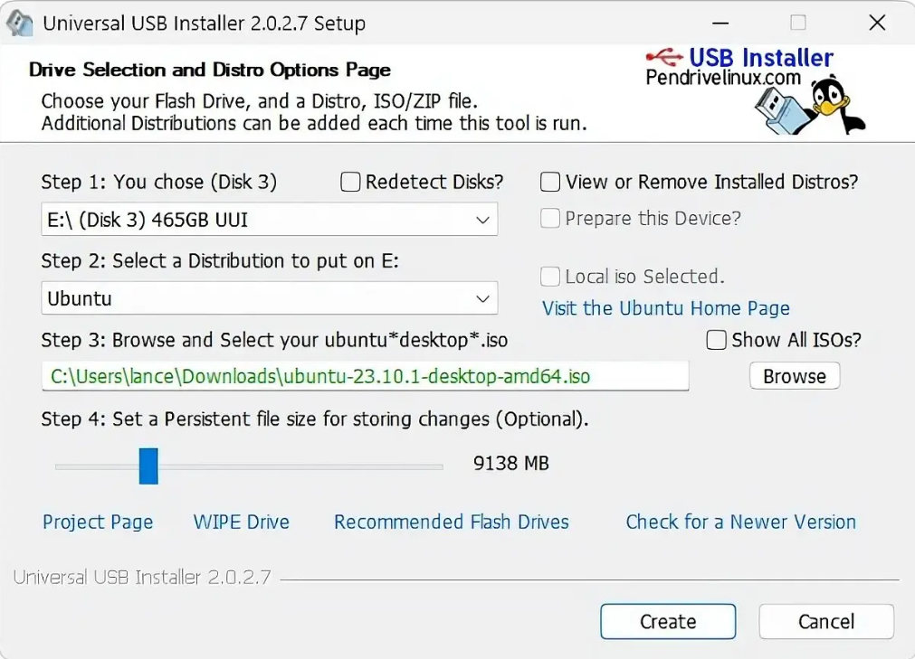 System Installer USB Tool screenshot