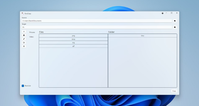 GnuCopy screenshot