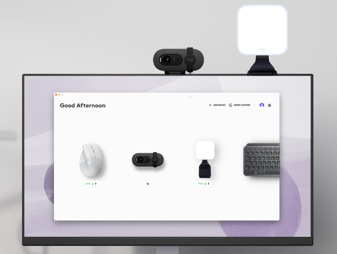 Logitech Options screenshot