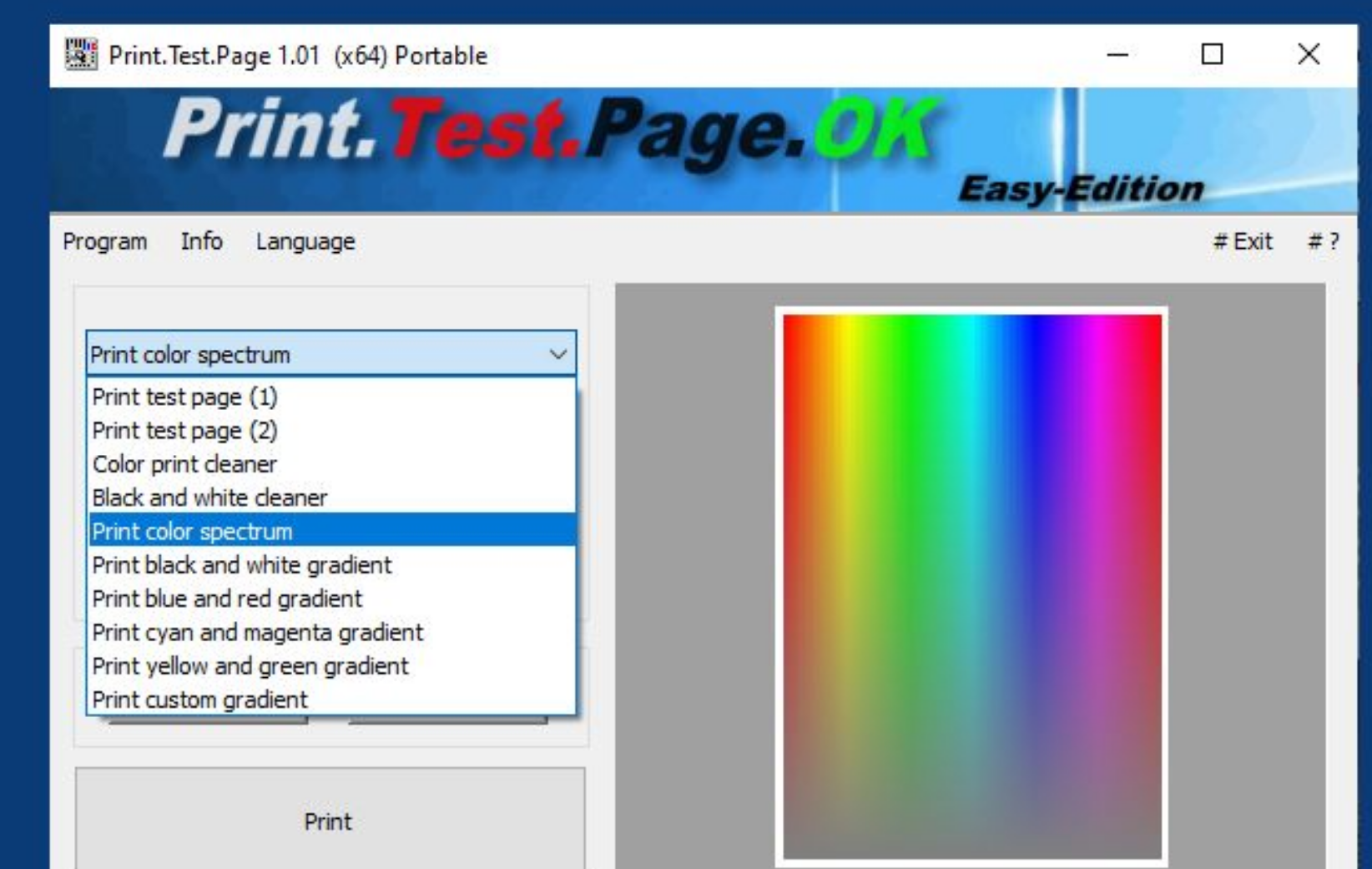 Print.Test.Page.OK screenshot