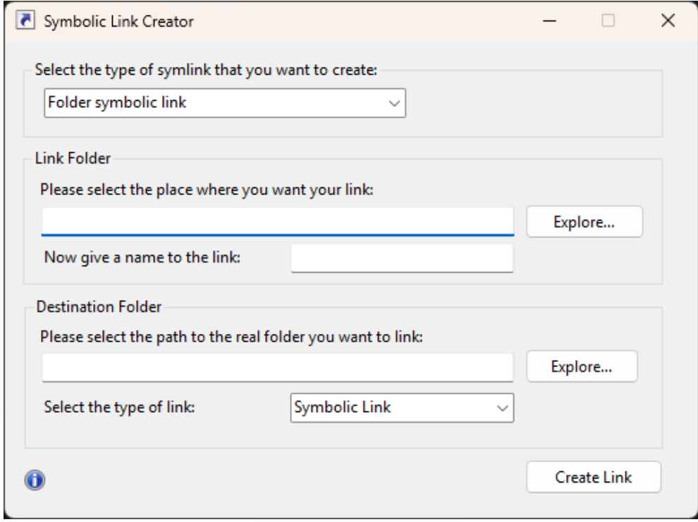 Symbolic Link Creator screenshot