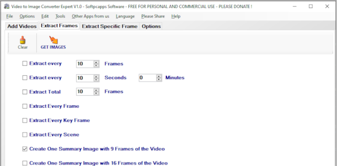 Video to Image Converter Expert screenshot