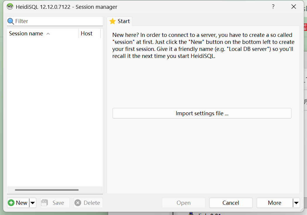 HeidiSQL screenshot
