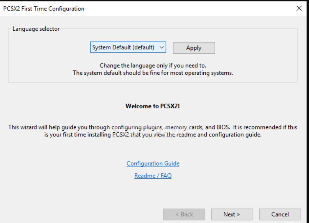 PCSX2 screenshot