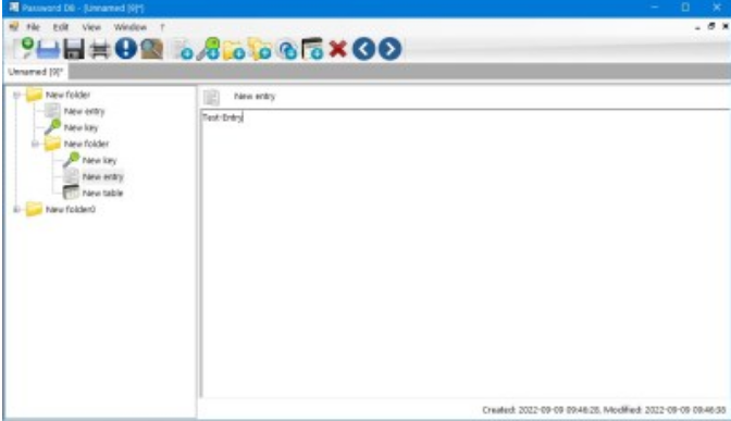 Alternate Password DB screenshot