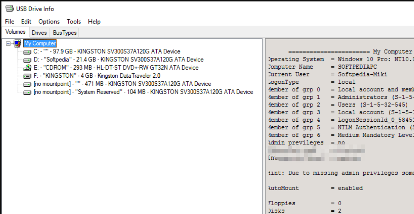 USB Drive Letter Manager screenshot