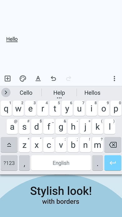 HeliBoard screenshot