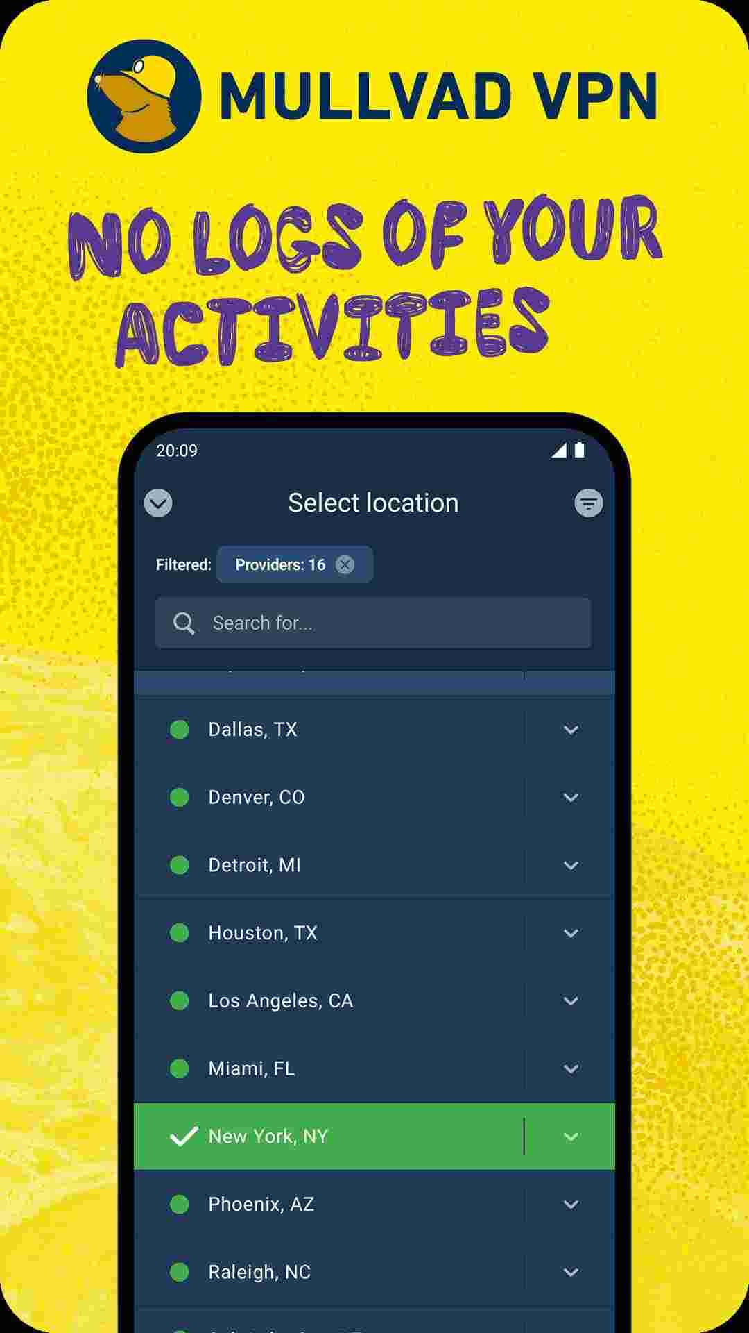 Mullvad VPN: privacy is a universal right screenshot