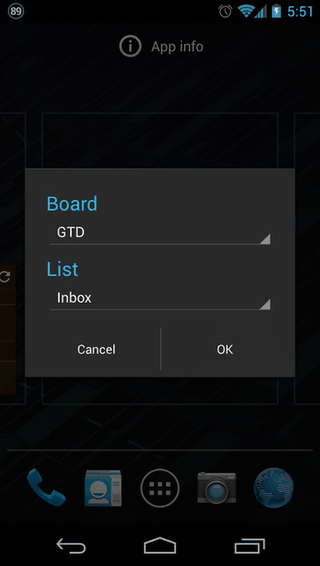Widget for Trello™ screenshot