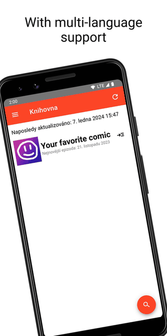 OpenTapasReader screenshot
