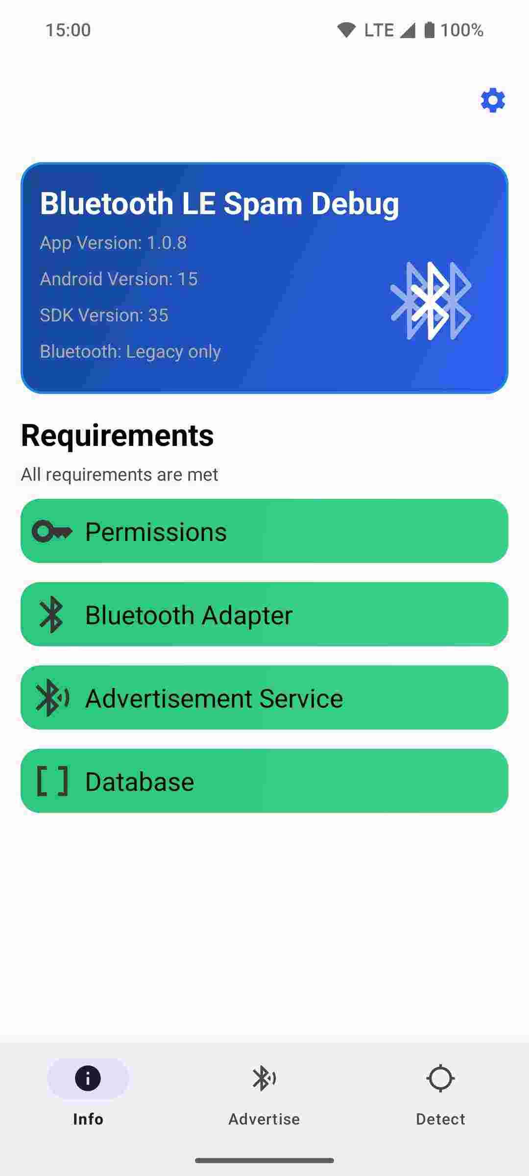 Bluetooth LE Spam screenshot