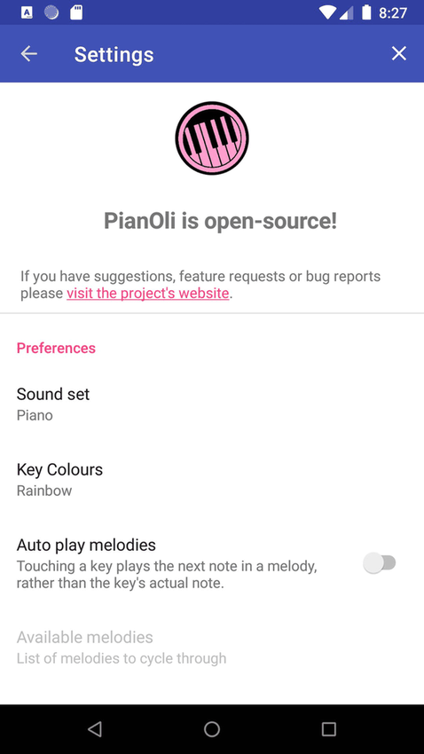 PianOli screenshot