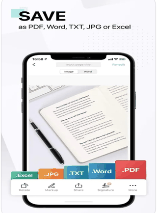 CamScanner screenshot