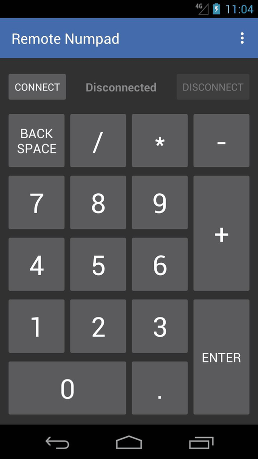 Remote Numpad screenshot