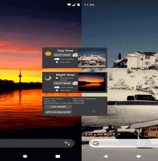 Dark Mode Live Wallpaper screenshot