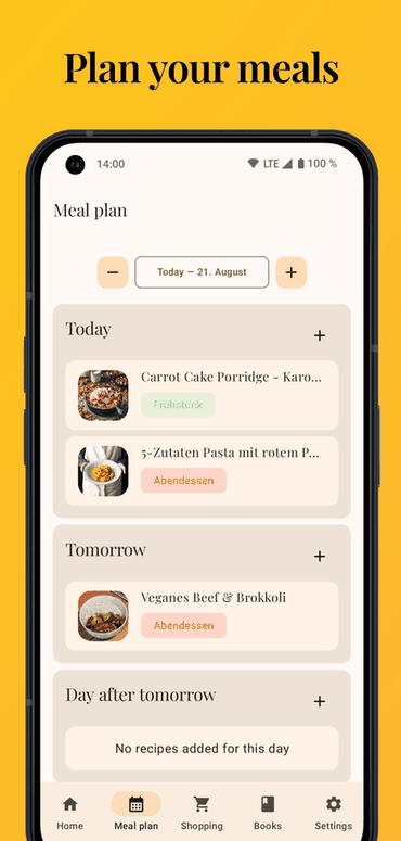 kitshn (for Tandoor) screenshot