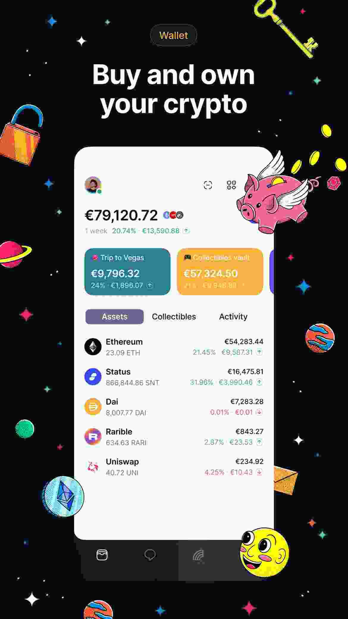 Status: Social Crypto Wallet screenshot