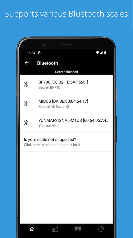 openScale screenshot