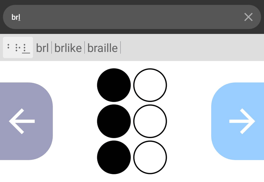Brailliac: Braille Keyboard screenshot