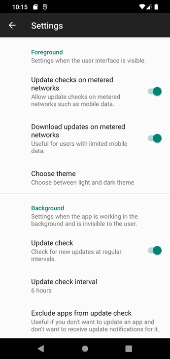 FFUpdater screenshot
