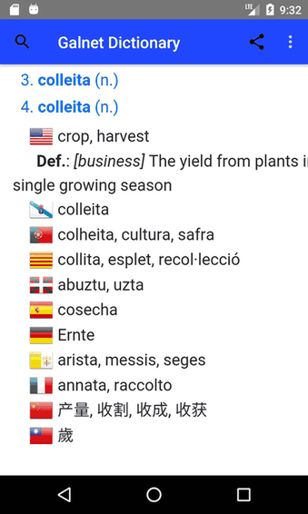 Galnet Dictionary screenshot