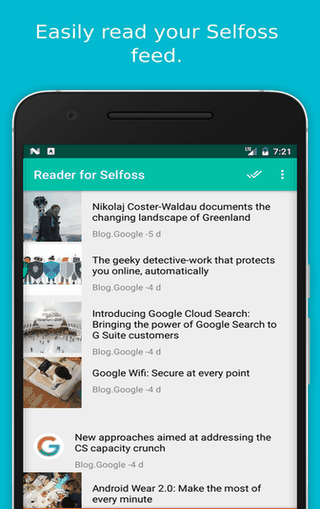 Reader for Selfoss screenshot