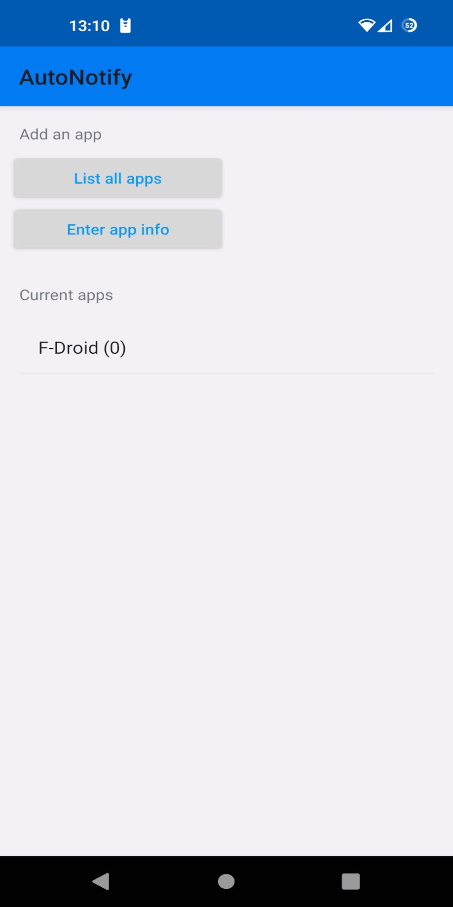 AutoNotify screenshot