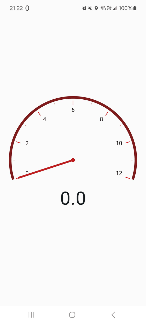 Status Bar Speedometer screenshot