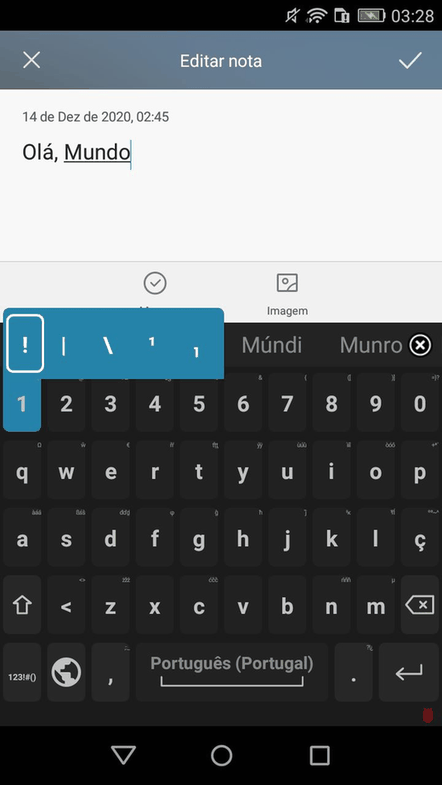 Spanish for AnySoftKeyboard screenshot