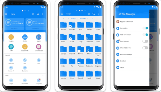 RS File Manager screenshot