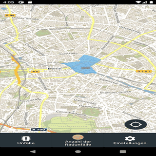 Fahrraddiebstahlwarnung screenshot