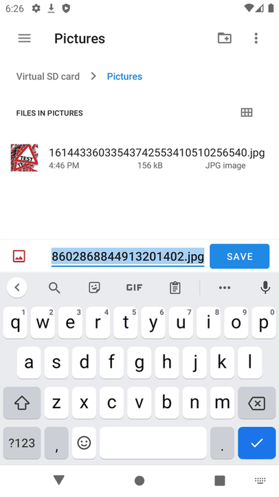 SaveTo… screenshot