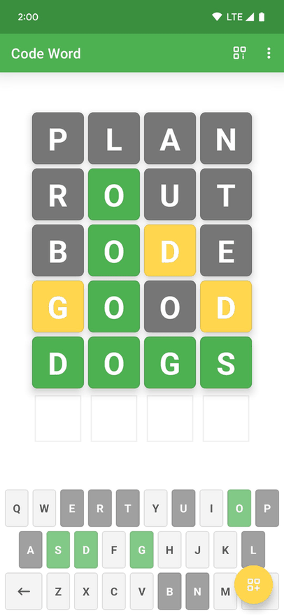 Code Word screenshot