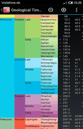 Geological Time Scale screenshot