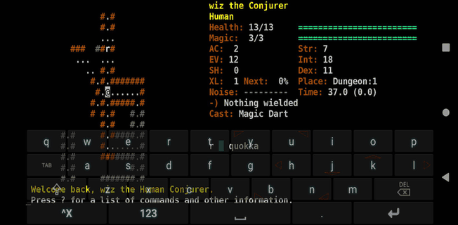 Dungeon Crawl: Stone Soup for Android screenshot