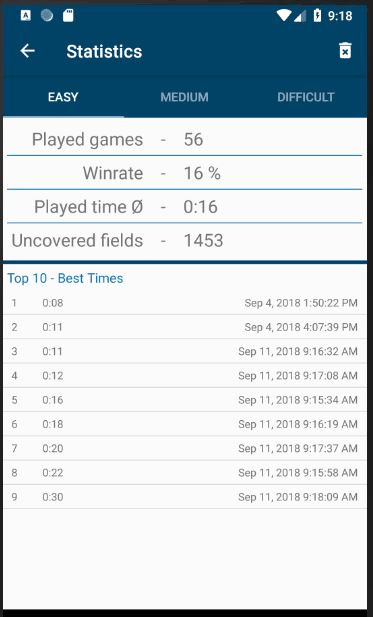 Minesweeper screenshot
