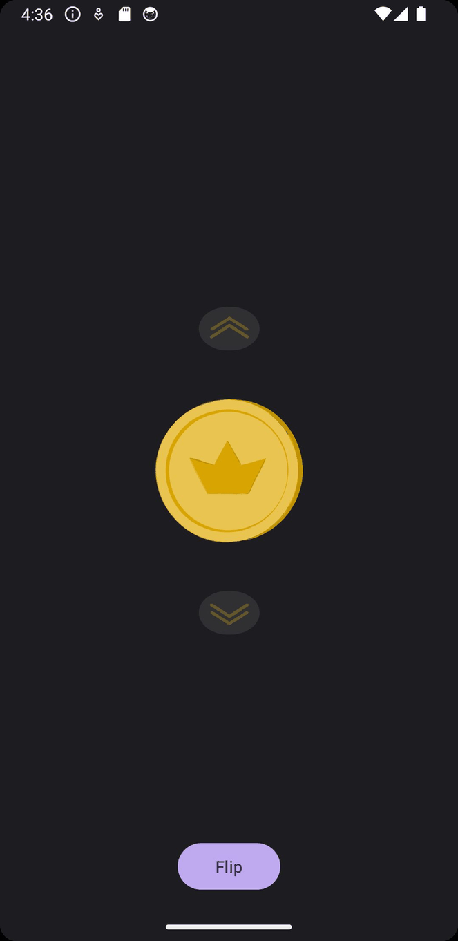 Flip a coin screenshot