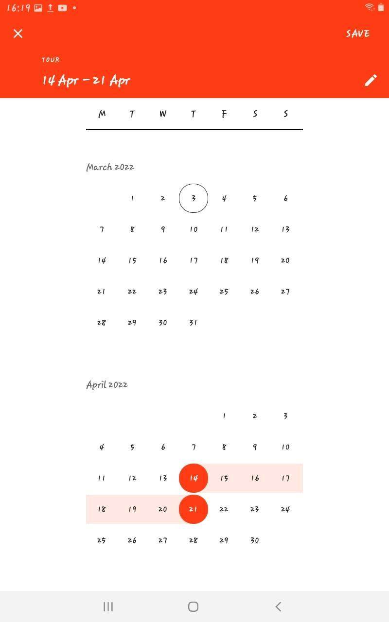 Vacation Days screenshot