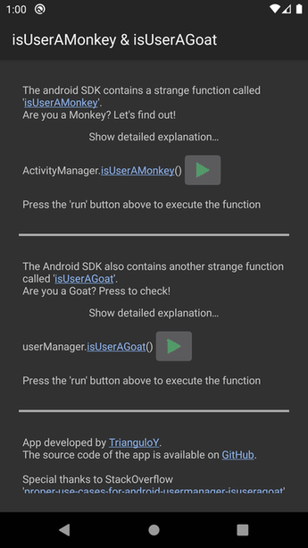 isUserAMonkey isUserAGoat [curiosity] screenshot