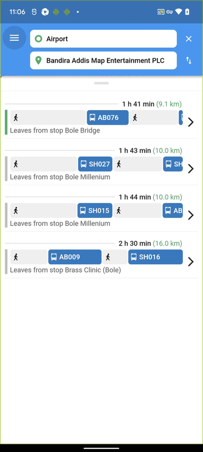 AddisMapTransit screenshot