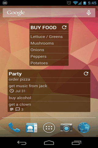 Widget for Trello™ screenshot