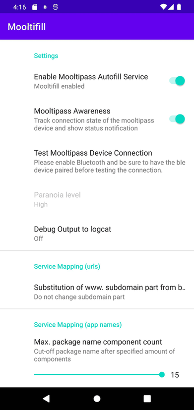 Mooltifill screenshot