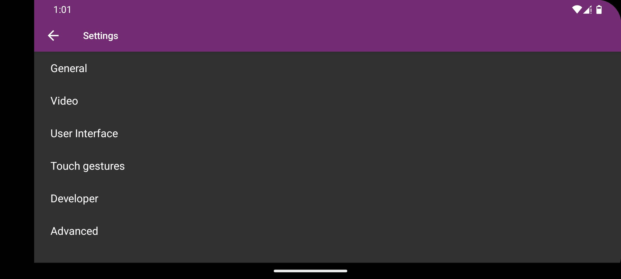 mpv-android screenshot