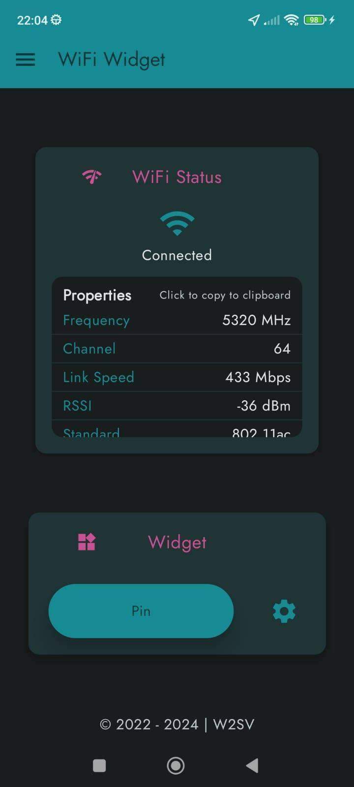 WiFi Widget screenshot