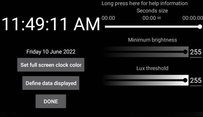 SecondsClock screenshot